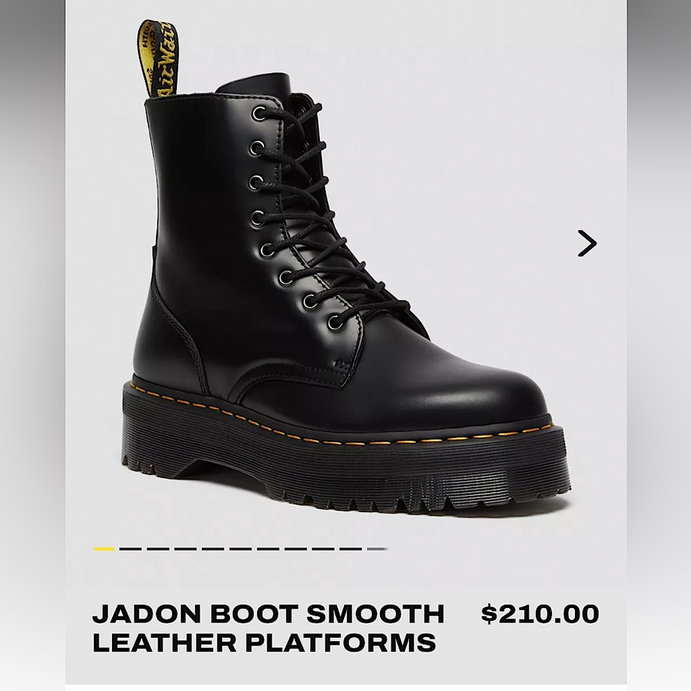 Barely worn Dr Marten Jadon Platform Boots